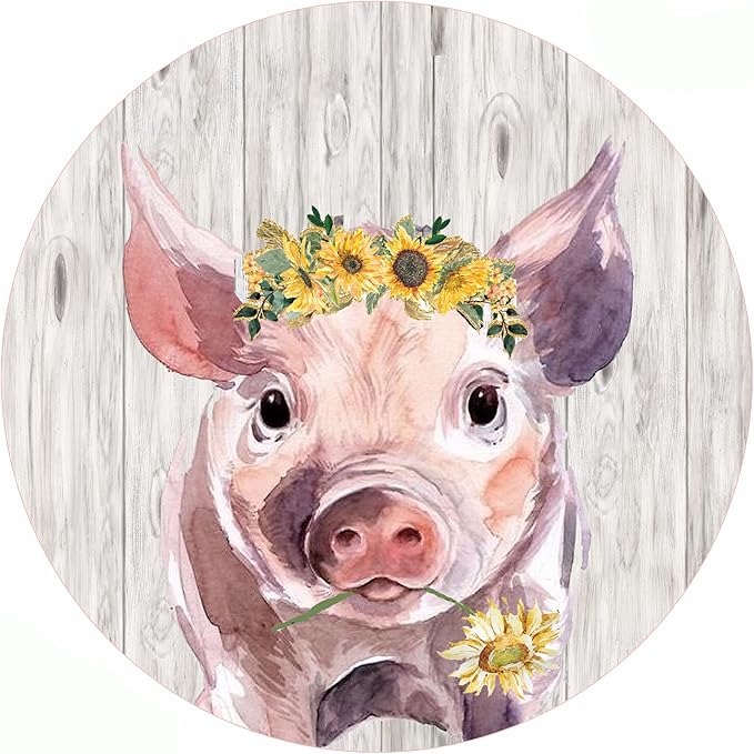 Andreas Silicone Jar Opener, Flower Pig – 6.25" Non-Slip Lid Gripper & Garlic Peeler, Food and Dishwasher Safe, Multi-Use, Durable Silicone & Fabric, Made in the USA, JO-418
