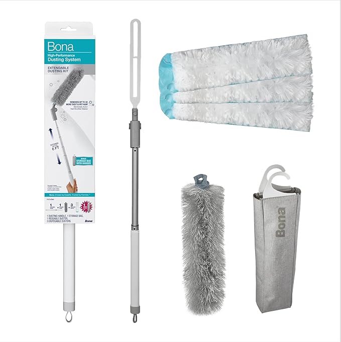 Bona High Performance Dusting System with Extendable Handle