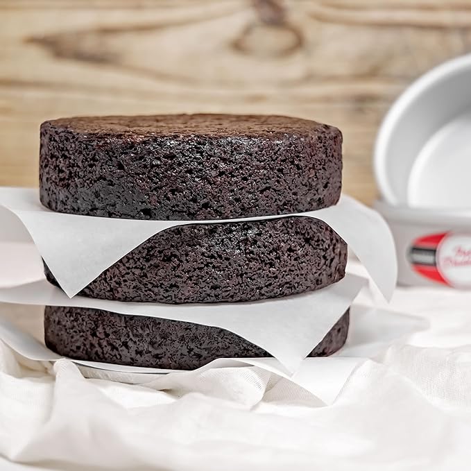 Fat Daddio's Aluminum Round Cake Pan, 4" Deep - 6"