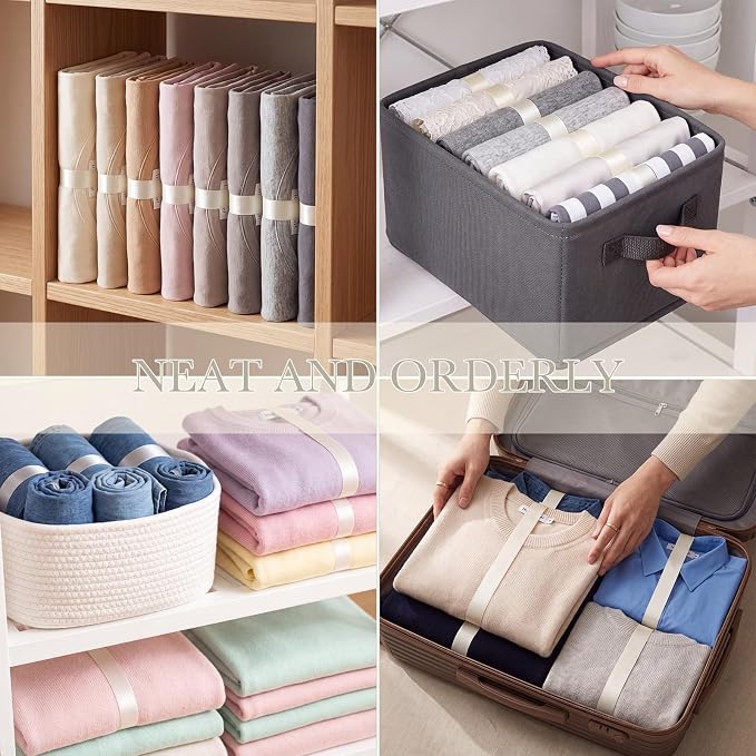 Novabright 30 Pack Large Shirt Folding Board 16.73 x 10.63'' Stackable Clothes Folder Plastic Laundry Organizer Portable T-Shirt Storage Travel Space Saving for Casual Wear Laundromats Traveler, Clear