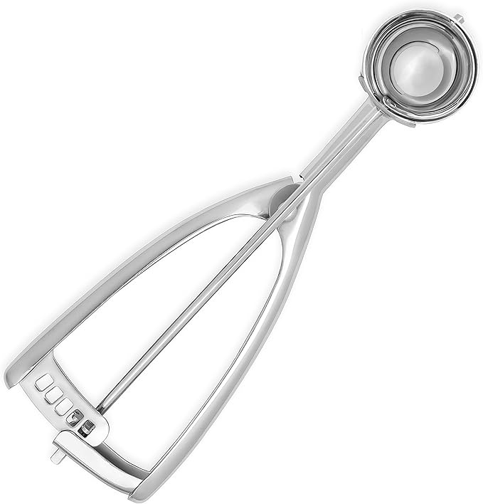 Jenaluca Melon Baller - Mini Cookie Scoop,Cupcake,Cookie Dough Scoop, Disher, Tablespoon Scooper, Baking - 18/8 Stainless Steel (Gift Pack, Small)