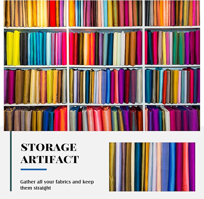 Teling 7.5 x 10.5 Inch Comic Book Boards Fabric Backing Board and U Shape Plastic Alligator Clips Poster Board for Folding Cloth and Storing Fabric Storage(50set)