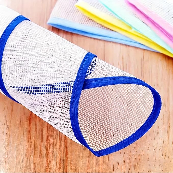 Protective Ironing Mesh Mat, Heat-Resistant Pressing Pad with Non-Stick Surface for Fabric Care(2PCS)