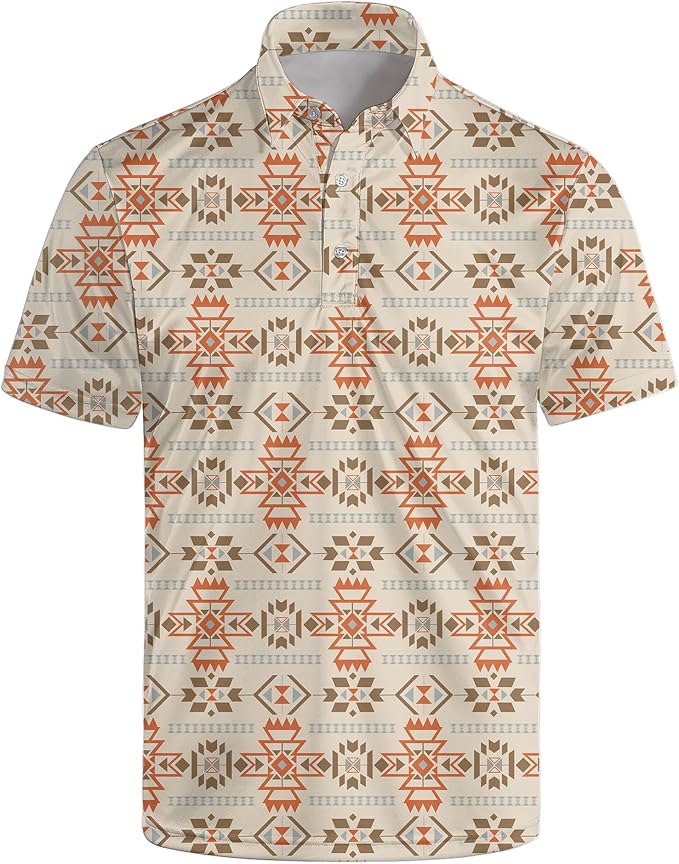 Polo Shirts for Men Moisture Wicking Mens Polo Shirts Patriotic Shirts for Men