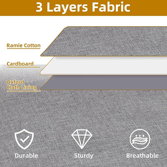 Under Bed Storage Container,Grey,31.5x15.7x5.9 Inch,2 Pack | Underbed Storage Organizers, Foldable Clothes Container,Clothes Bins with Lid and Handles for Blanket,Pillows,Shoes