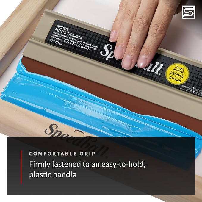 Speedball Craft Fabric Squeegee, 9-Inch for Silk Screen Printing