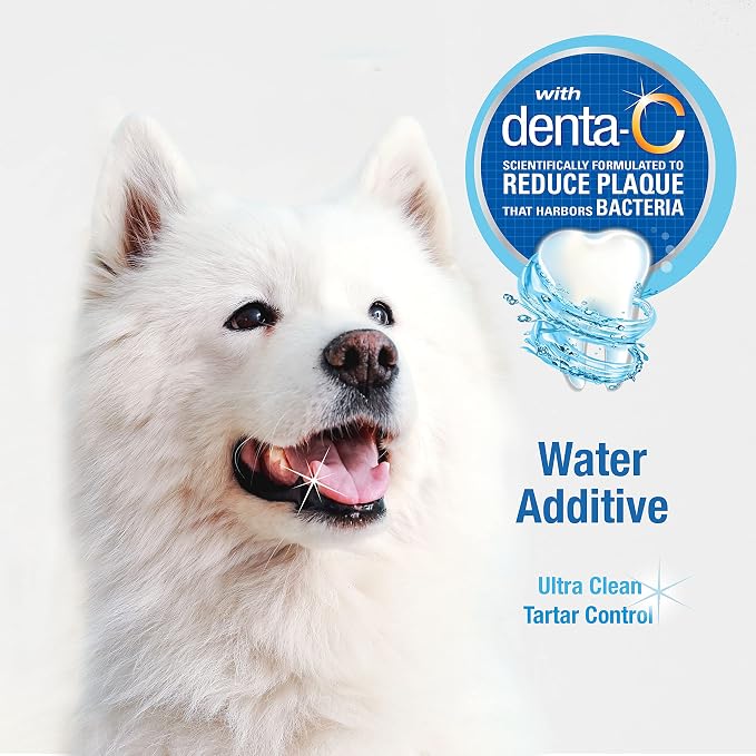 Nylabone Advanced Oral Care Pet Dental Water Additive, Liquid Tartar Remover & Breath Freshener for Dogs, Dog Teeth-Cleaning, Original Flavor, 32 oz. | Liquid tartar remover, breath freshener, original flavor