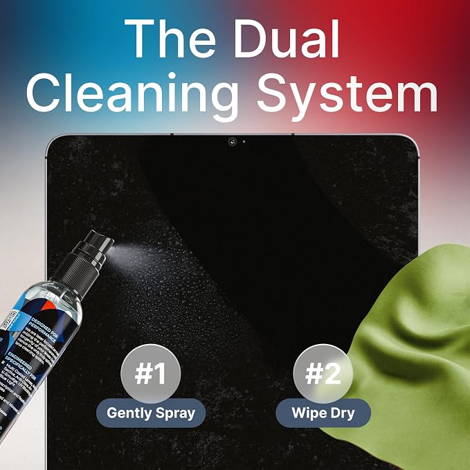 Koala Eyeglass Lens Cleaner Spray Kit | Japanese Microfiber (6 Piece Set) | (2x) 8oz + (1x) 2oz Glasses Cleaner Bottle + (3x) Microfiber Cloth | Alcohol Free Eyeglasses, Screen, and Camera Cleaning Kit