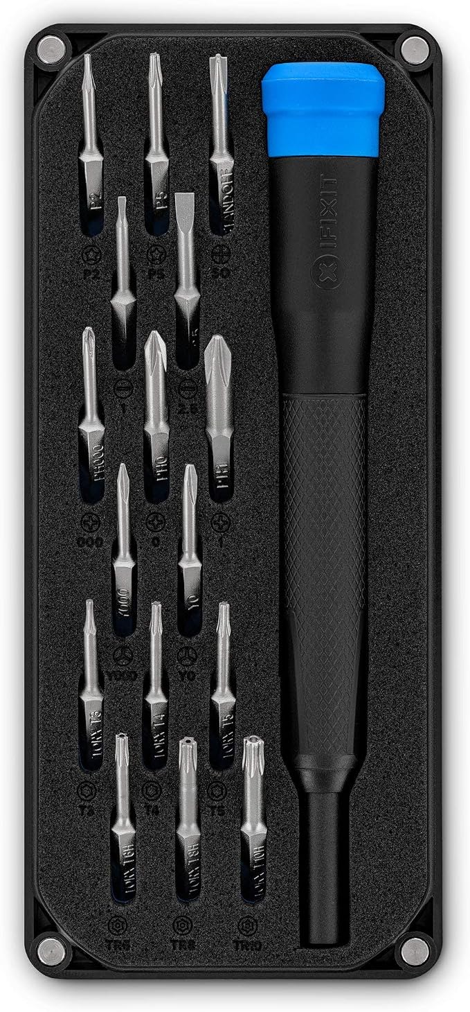 iFixit Minnow Driver Kit: Pocket-Sized Screwdriver + Portable Bit Set