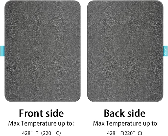 Heat Press Mat for Cricut Easypress: Ecraft 13" x 17" Double-Sided Heating Ironing Mats for Craft Insulation Transfer HTV Vinyl