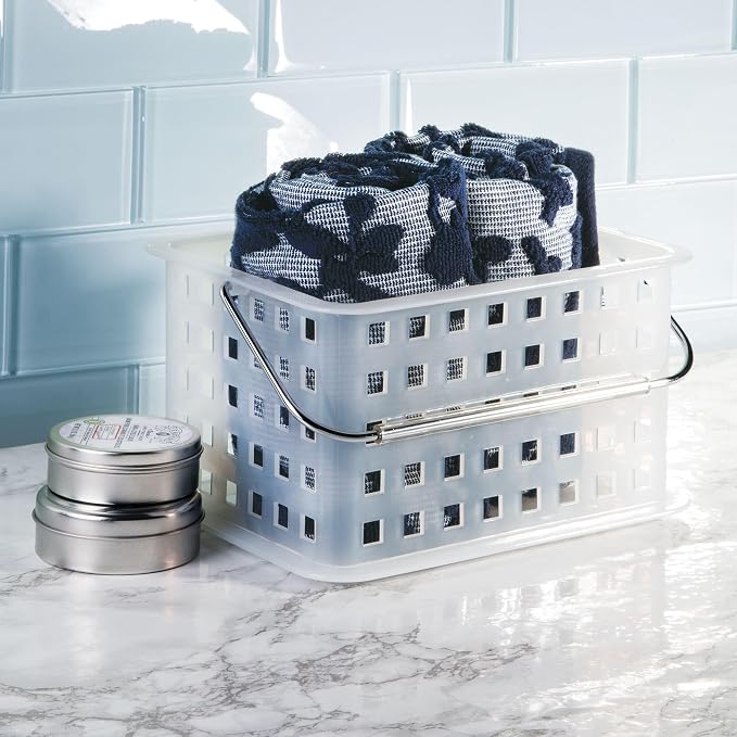 InterDesign iDesign Small Shower Caddy, Clear Frost (Pack of 9)