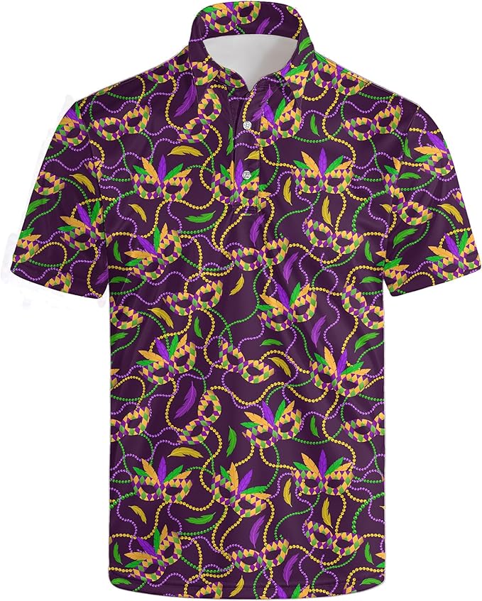Polo Shirts for Men Moisture Wicking Mens Polo Shirts Patriotic Shirts for Men
