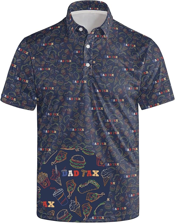 Polo Shirts for Men Moisture Wicking Mens Polo Shirts Patriotic Shirts for Men