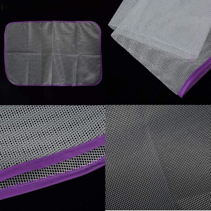 16x24 Heat-Resistant Ironing Mesh Pad - No Melt Scorch-Proof Fabric Protection for Home and Professional Ironing, Durable Pressing Cloth with Non-Stick Surface (Random Color)