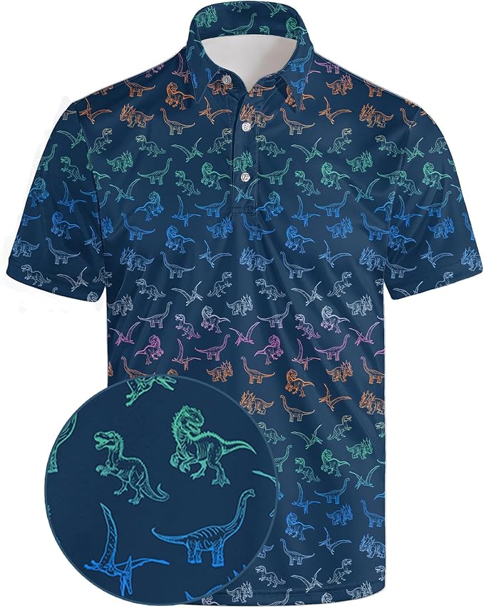 Polo Shirts for Men Moisture Wicking Mens Polo Shirts Patriotic Shirts for Men