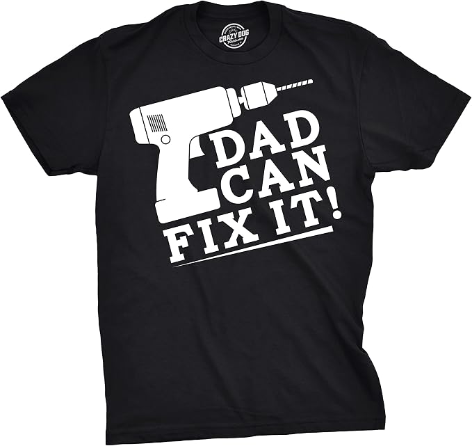 Funny Dad Shirts for Handyman Lawn and Garage Tees for Fathers Day | Mechanic Shirts for Dads, Funny T Shirts, Dad Joke Apparel for Men, Cool Mechanic Short Sleeve, Soft Cotton Blend, Novelty