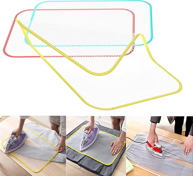 Pressing Cloth for Ironing and Sewing 3 pcs Ironing Cloth to Protect Clothes - Durable Iron Pressing Cloth Protector for Ironing (3)