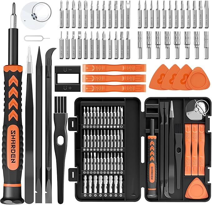 59 in 1 Small Magnetic Precision Screwdriver Set With Case | Multi-bit Screwdriver Set, Professional Electronic Tools Kit for iPhone, MacBook, Computer, Laptop, PC, RC, PS4, Xbox, Watch
