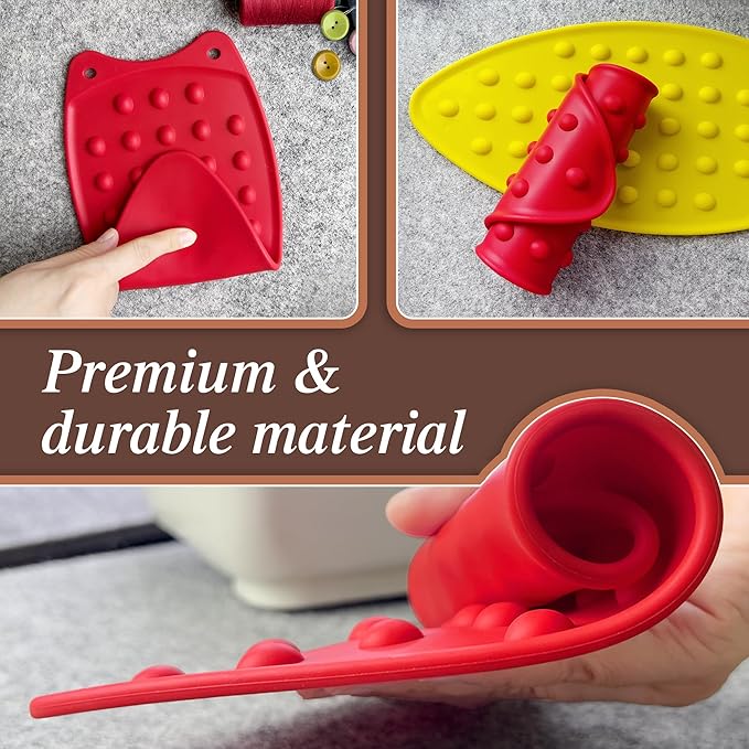 Savina Silicone Rest Pad for Ironing Board(2 Pack). Heat Resistant Pad, Thicker Version. Perfect Combination with Ironing Board and Mat.