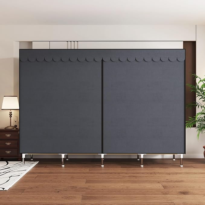 Portable Closet Wardrobe with Drawers for Bedroom，Apartment and Living Room