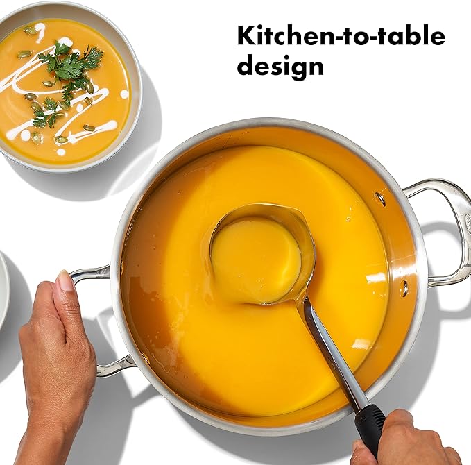 OXO Stainless Steel Kitchen Tools | Prep & Serve | Modern Style | 6-Piece Set | Pack of 2