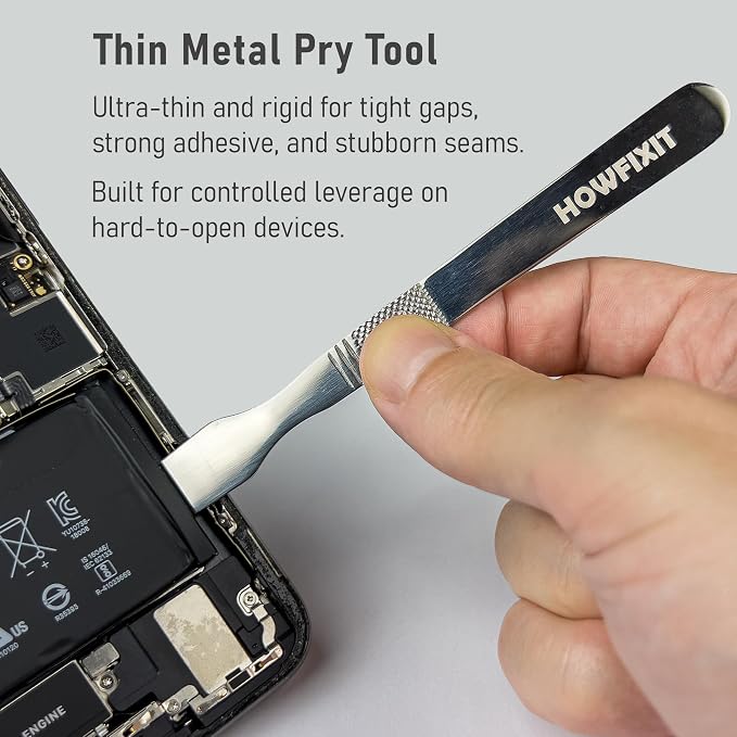15-in-1 Electronics Opening Tool Kit, Professional Anti-Static Spudger Set & Pry Tools with Suction Cup for iPhone, iPad, MacBook, Laptop, Tablet, Phone Repair