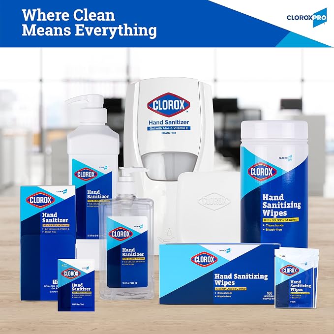 Clorox Pro Alcohol Free Hand Sanitizer Wipes with BZK, Gentle Bleach-Free Sanitizing Wipes for Hands - 0.13% BZK Formula, FDA Registered, Resealable Bulk Canister, 270 Count