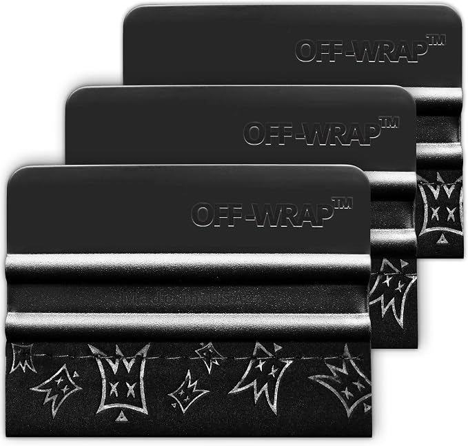 Off-Wrap™ Squeegees - Vinyl Wrap Tint PPF (Soft - 3 Pack)