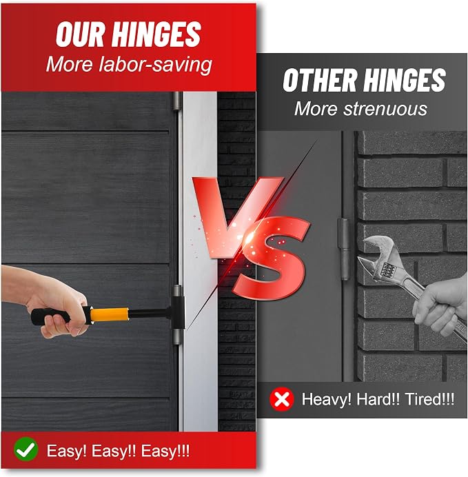 Door Hinge Adjustment Tool for Residential and Commercial | 5-in-1 Hinge Gap Adjusting Wrench for Door Quick and Efficient Solutions, User-Friendly Adjustments Tools