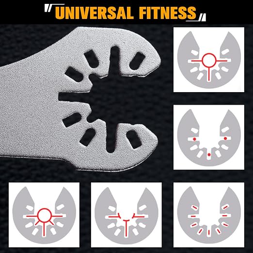 Diamond Oscillating Tool Blade, 3 PCS Oscillating Multi Tool Blade | For Removing Grout, Cleaning Mortar, Diamond Oscillating Blade, Diamond Grout Removal Blade, Grout Swing Blade
