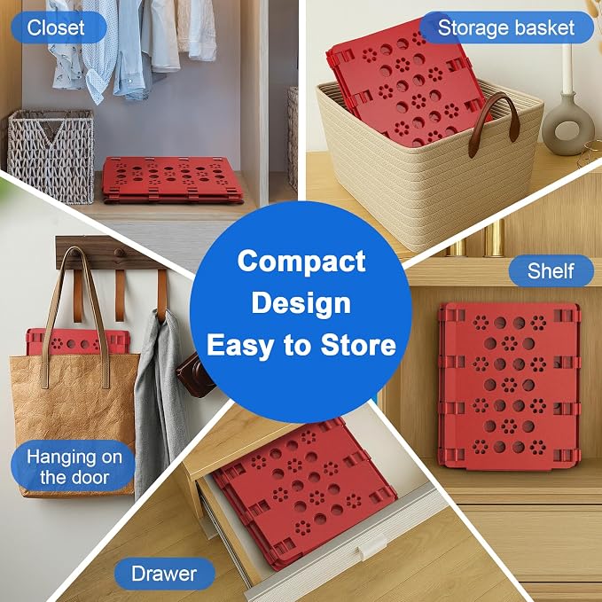BoxLegend V3 Shirt Folder Board Tshirt Clothes Folding Board, Red | Shirt Folding Board,Durable,Laundry Sorter and Liner,Flip and Fold