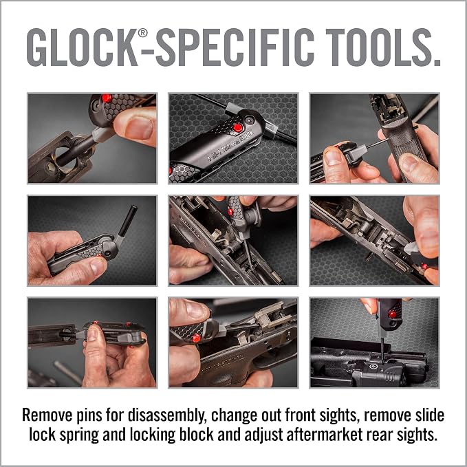 Real Avid Glock Accessories - Choose Between 2-in-1 Tool, 4-in-1 Tool or Pro Pack for Glock (Features Gun Mat, 2-in-1 Tool Cleaning Kit & Mag Tool)