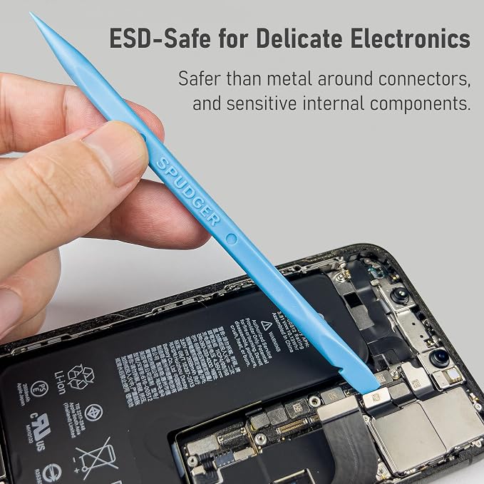 12-in-1 Electronics Opening Tool Kit, Professional Anti-Static Spudger Set with Plastic & Metal Pry Tools for Laptop, MacBook, PC, PS4, PS5, Xbox, Switch, Controller Repair