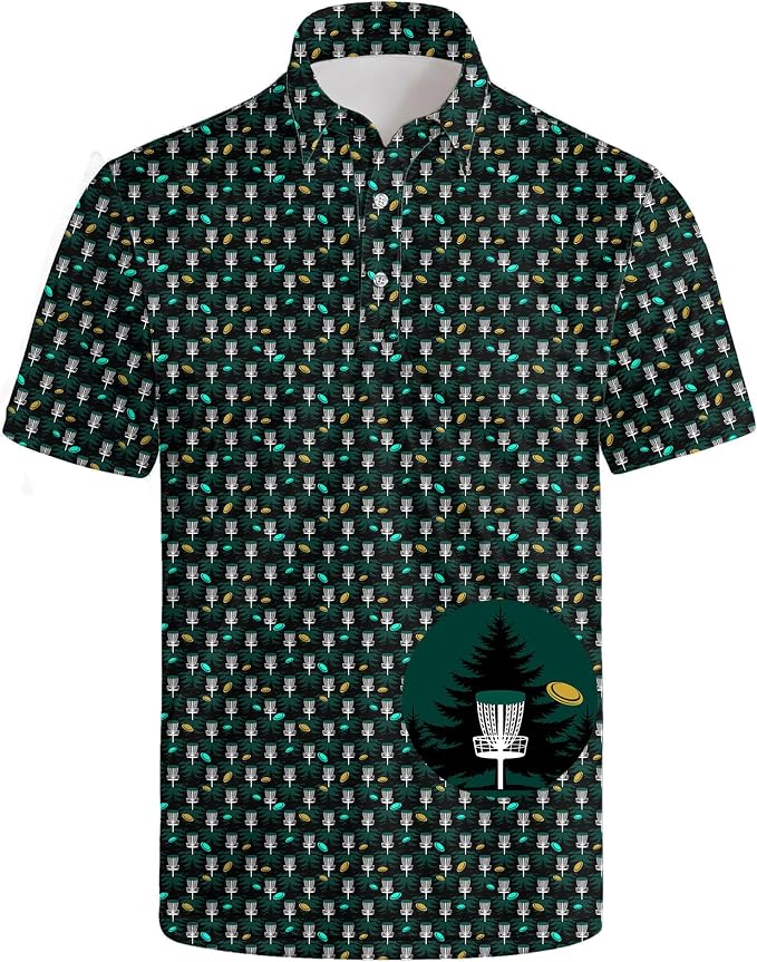 Polo Shirts for Men Moisture Wicking Mens Polo Shirts Patriotic Shirts for Men