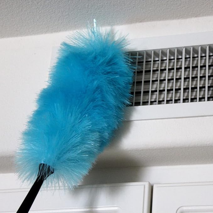 CleanAide Electrostatic Dusting Wand Replacement Head for Cobwebs, Ceiling Fans, High Surfaces & More, Lightweight & Non-Scratch for Home & Office Cleaning