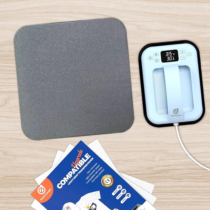 Heat Press Mat for Easy Press Both Sides Applicable (15" x 15"), Heat Press Pad for Cricut Easypress/Easypress 2 & HTV Craft Vinyl Ironing Insulation Transfer Projects