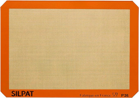 Silpat Premium Non-Stick Silicone Baking Mat, 3/4 Sheet, Cream