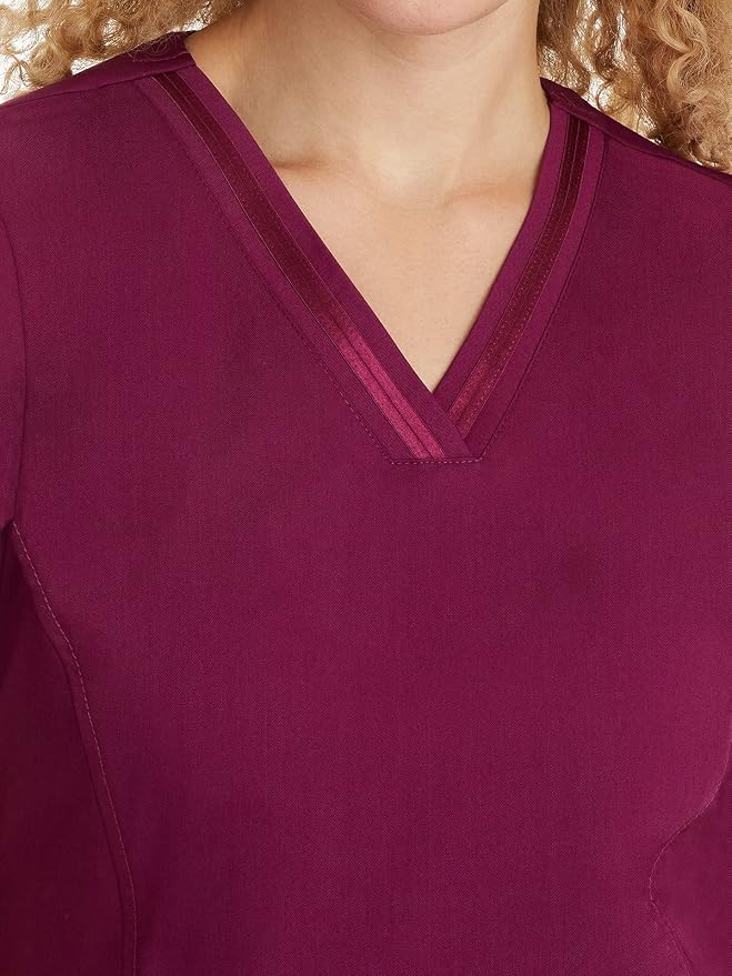Healing Hands Purple Label Scrub Top for Women with 3 Pockets | Princess Paneling, Secure Zip Pocket, Flattering Modern Fit, Organized Storage, Professional Workwear, Easy Care Fabric