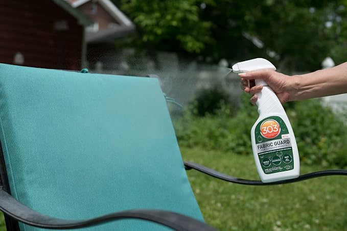 303 Fabric Guard Water Repellent for Outdoor Fabrics, 16 oz | Restores water and stain resistance on outdoor fabric, canvas, cushions, and upholstery.