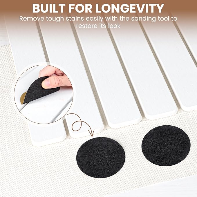 LARGE STONE DISH DRYING MAT FOR KITCHEN COUNTER, 2 PCS QUICK DRY STONE MATS, FOLDABLE WATER ABSORBING DIATOMACEOUS EARTH DRYING PAD FOR PLATE RACK BOTTLES UTENSILS CUPS, WHITE 23.6"×15.3"