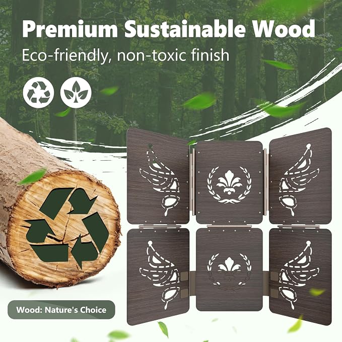 BoxLegend Wooden Clothes Folding Board, Dark Brown | No Bend, Gentle on Clothes, Eco-Friendly, For T Shirts, Pants, Sweaters & Delicates