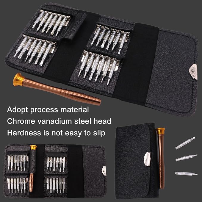 Repair Screwdrivers Tool Set for DJI Mavic 2/2S Phantom 3 4/4 Pro Mavic 2/3 Mini 2/SE/Mini 3 Pro Spark Avata Drone and Other Electronics Devices Universal Screwdriver 25 In 1