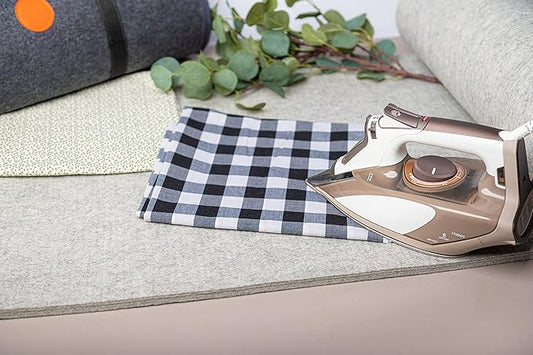 Extra Large Wool Pressing Mat 22" x 60" with Carrying Case – 100% New Zealand Wool Ironing Pad for Quilting, Sewing & Embroidery – Heat Retaining & Double-Sided Pressing Surface