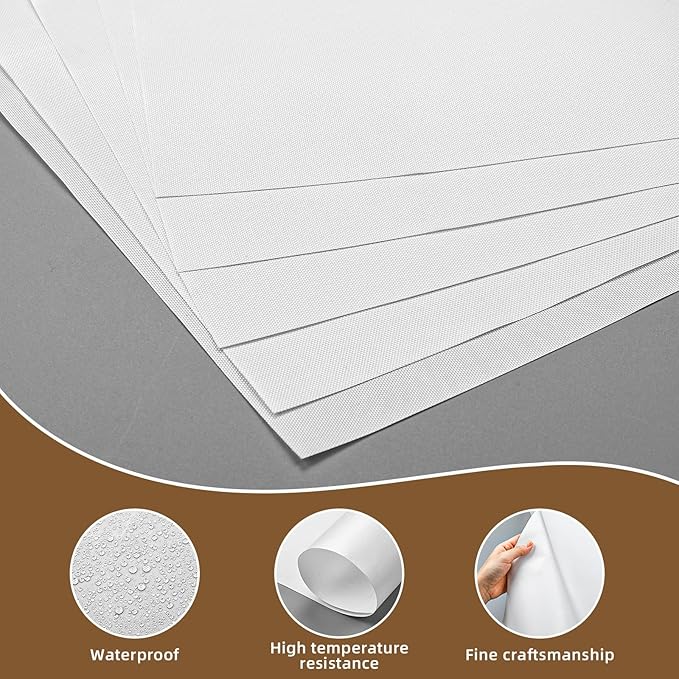 Gilprop 5 Pcs Pressing Cloth for Ironing 18 x 18 Inch Non Stick Ironing Cloth Protects Clothing from Rust and Water Deposits Reusable Pressing Sheet for Clothes Craft