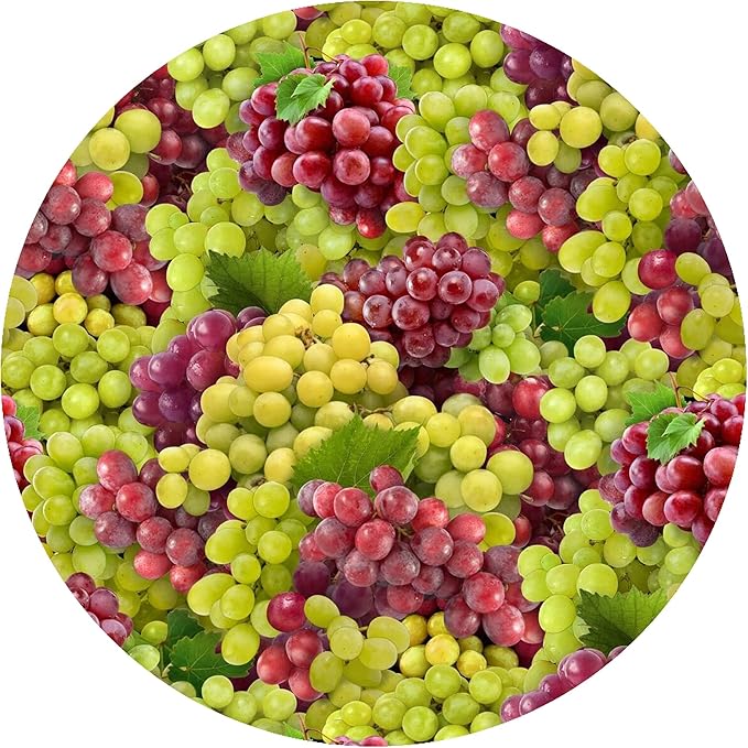 Andreas Silicone Jar Opener, Grapes – 6.25" Non-Slip Lid Gripper & Garlic Peeler, Dishwasher Safe, Multi-Use, Durable Silicone & Fabric, Made in the USA, JO-10