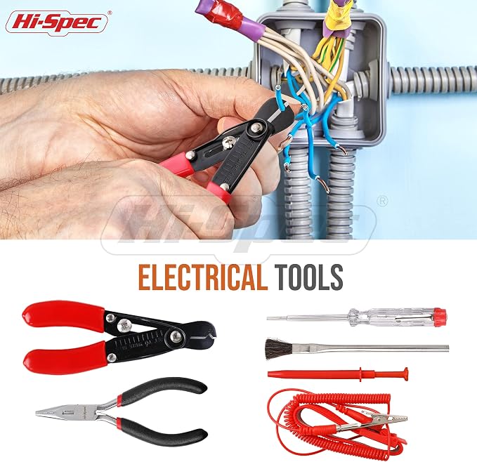 Hi-Spec Electronics Repair & Opening Tool Kit for Laptops Devices Computers | 56pc, everyday fixes made easier, organized portable storage, beginner-friendly selection, apartment and office tasks, tidy