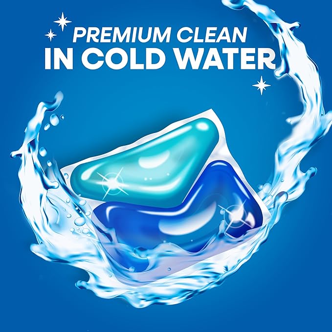 Persil Ultra Pacs Original Everyday Clean Laundry Detergent, 16 Count, No Mess, Single-Dose Laundry Soap, Deep Clean Fabric Care for Colors & Whites, All Water Temperatures, HE Safe