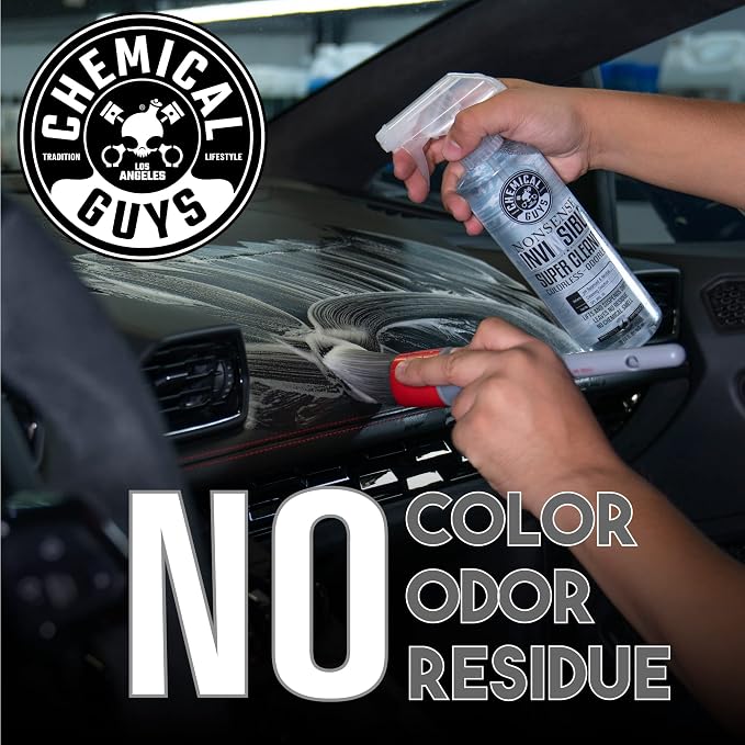 Chemical Guys, Nonsense Colorless & Odorless All-Surface Cleaner, 1 Gallon | Colorless, odorless, residue-free cleaner lifts dirt from vinyl, rubber, plastic, carpet and upholstery.