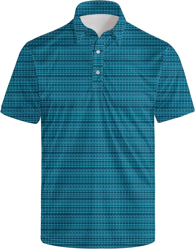 Polo Shirts for Men Moisture Wicking Mens Polo Shirts Patriotic Shirts for Men