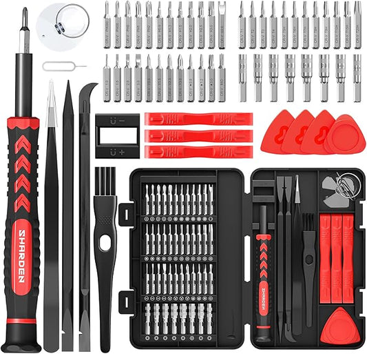 59 in 1 Small Magnetic Precision Screwdriver Set With Case | Multi-bit Screwdriver Set, Professional Electronic Tools Kit for iPhone, MacBook, Computer, Laptop, PC, RC, PS4, Xbox, Watch
